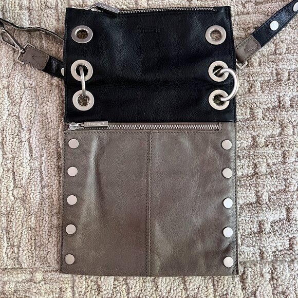 Hammitt Montana Reversible Crossbody in Black/Pewter - Picture 5 of 9